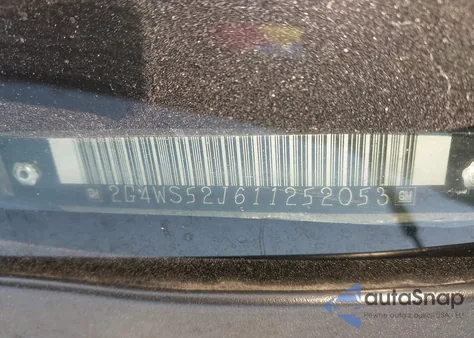 2001 Buick Century Custom from USA, damaged, VIN 2G4WS52J611252053